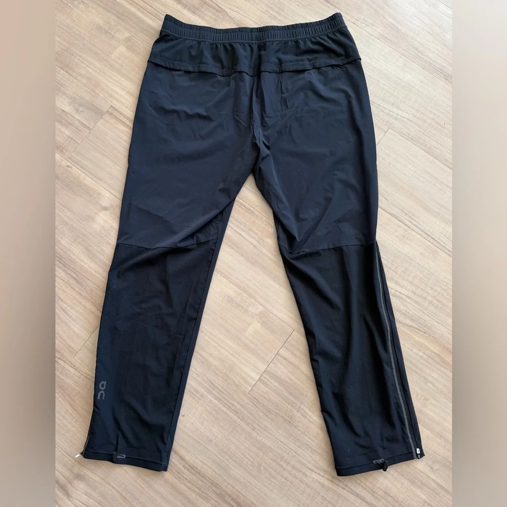 New-On Running Mens Black Core Pants Joggers running Athletic in XXL - Picture 5 of 8